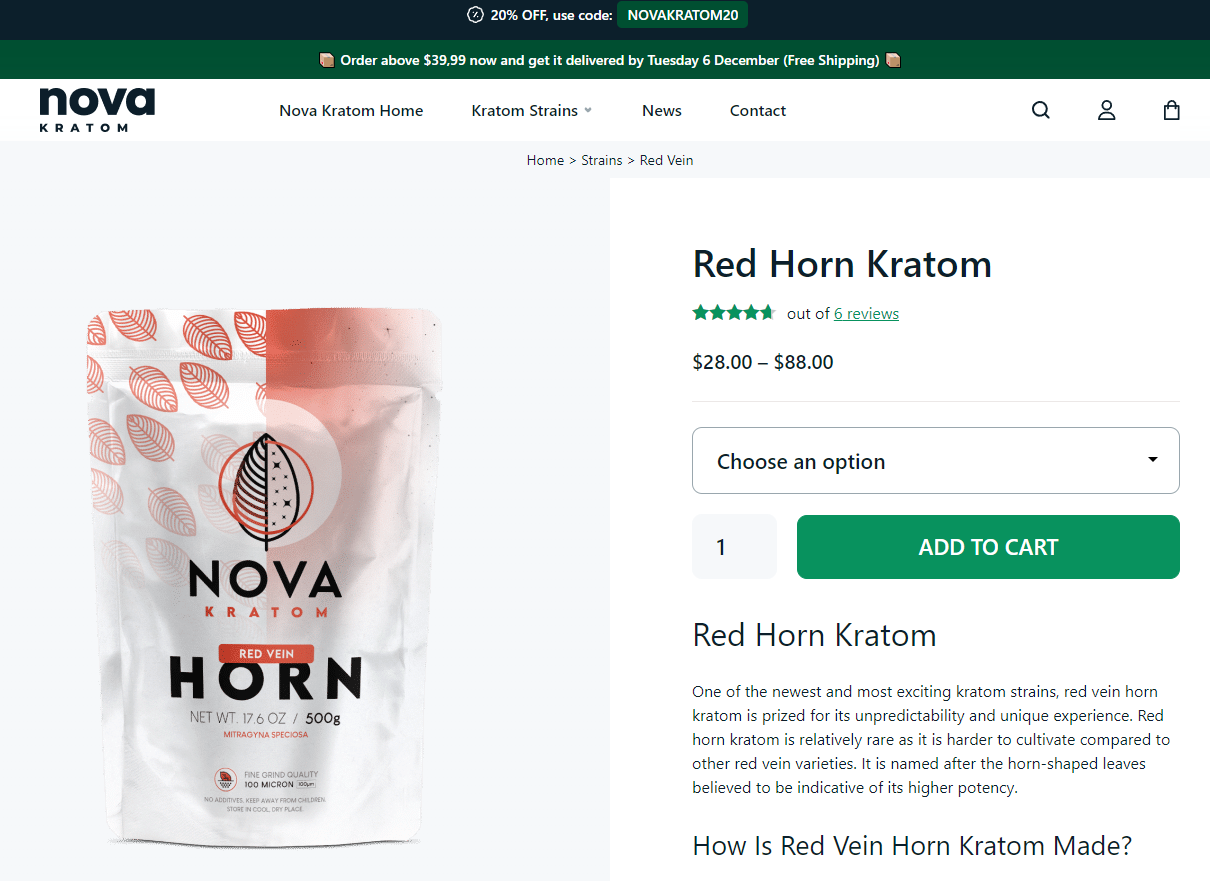 Red Horn Kratom